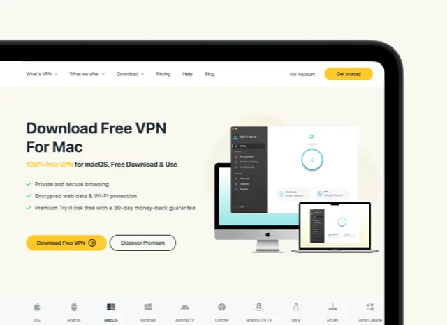 Launch X-VPN on Mac