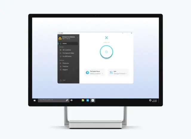 Launch X-VPN on Windows