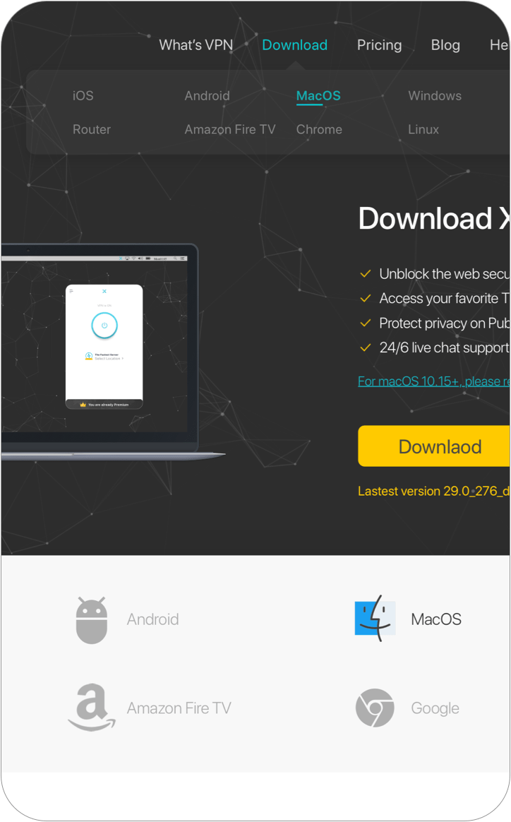 x vpn free download for mac