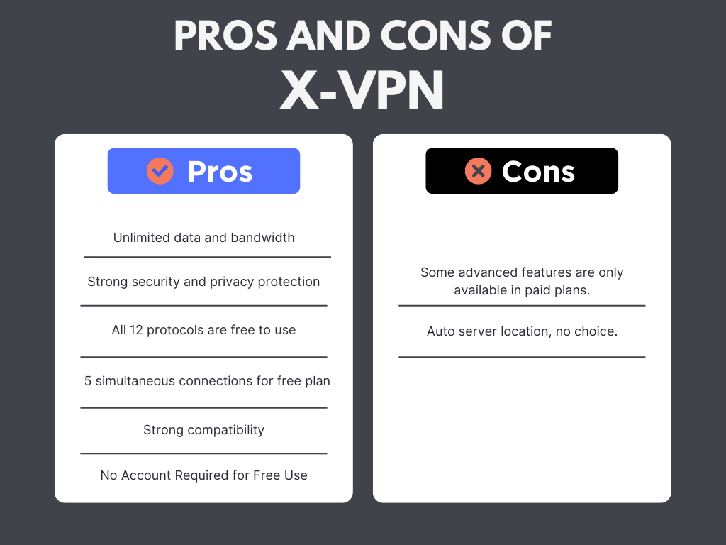 pros and cons of x-vpn