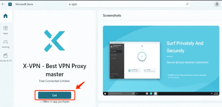 download xvpn on windows from microsoft store