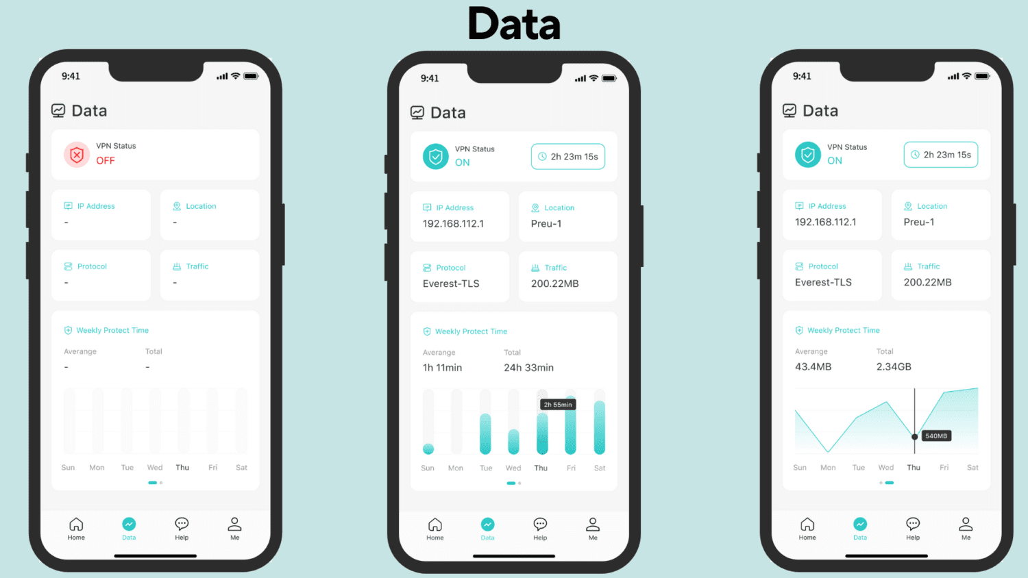 xvpn new data section