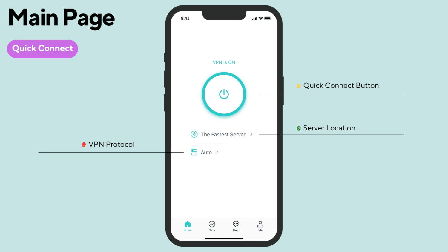 xvpn new quick connect panel