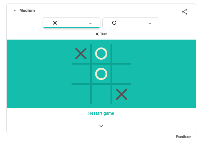 google tic-tac-toe