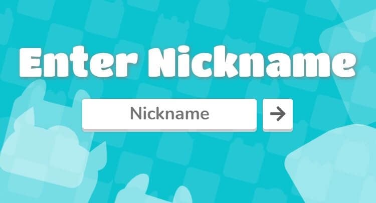 enter a nickname