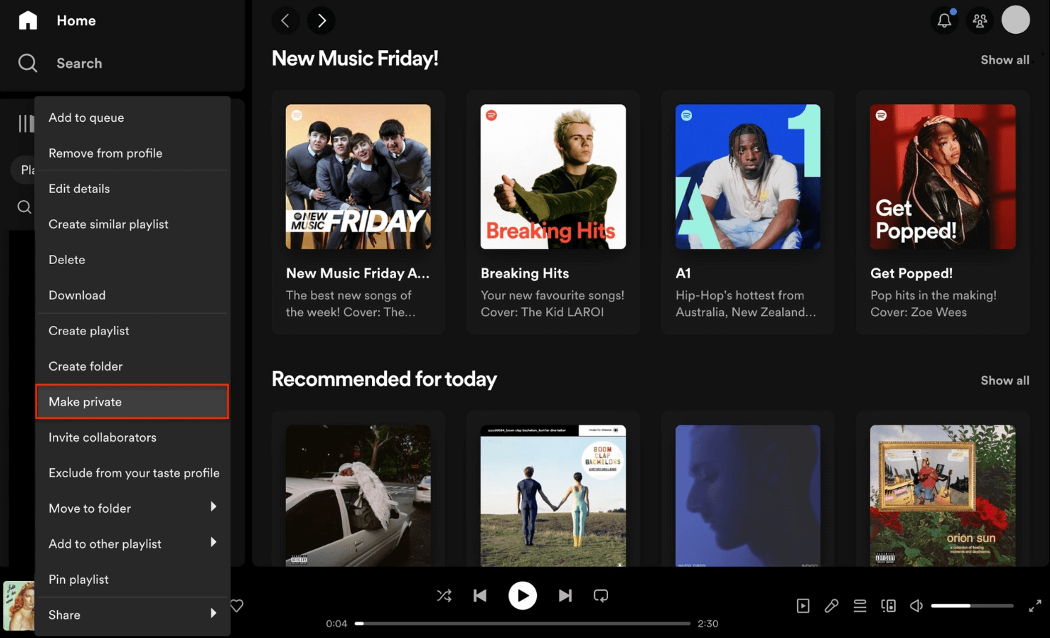 Make Your Spotify More Private