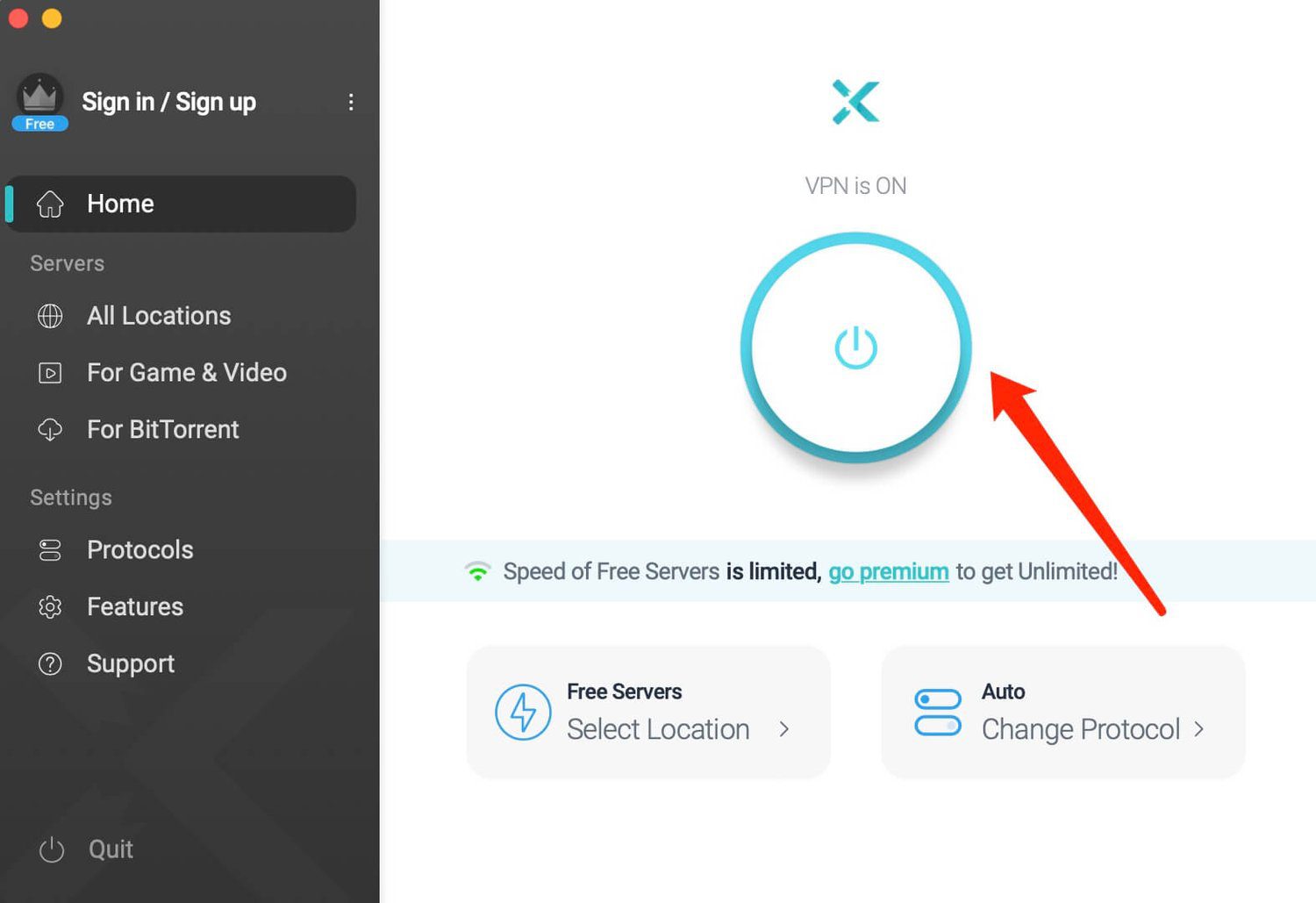 connect vpn