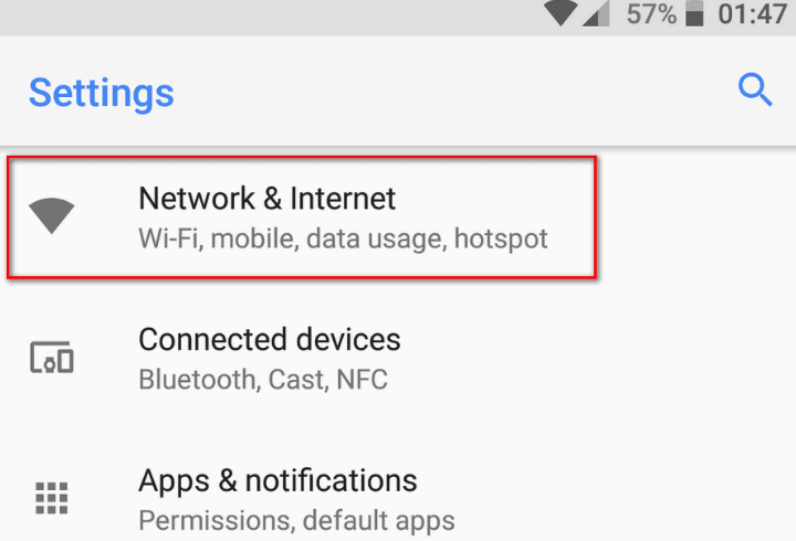 How to find IP address of routers, On Android