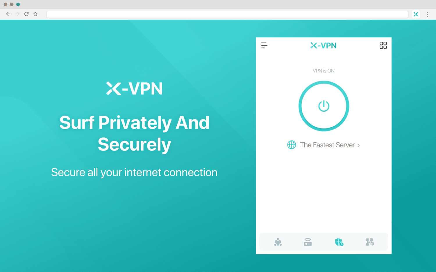 X-VPN Chrome extension