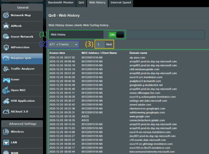 ASUS Router Admin Panel