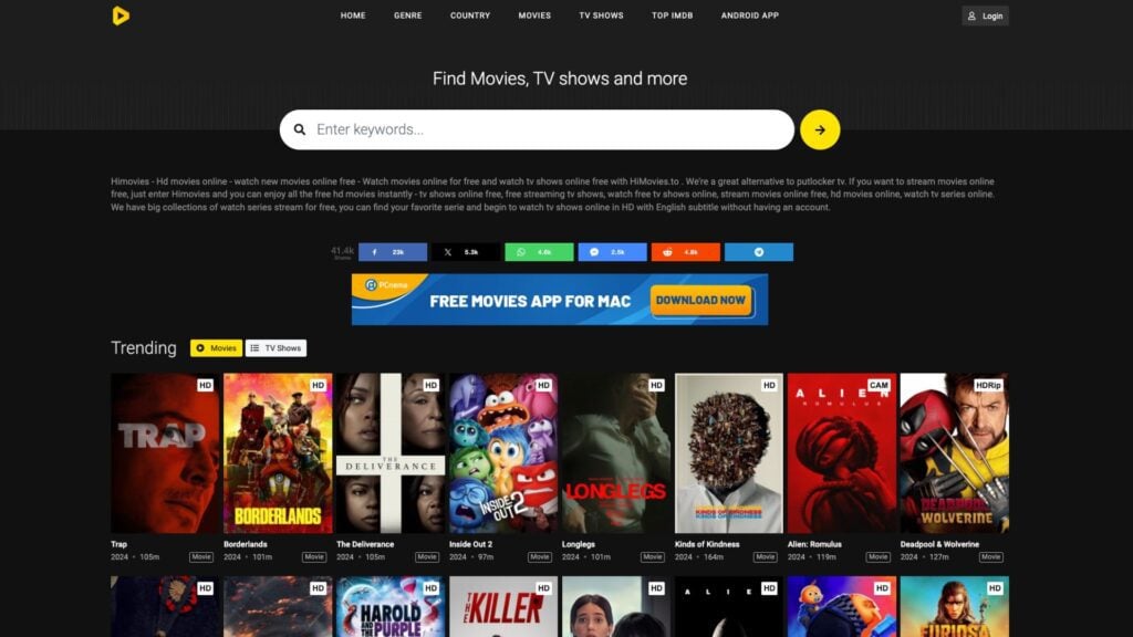 FlixTor Alternative, Himovies