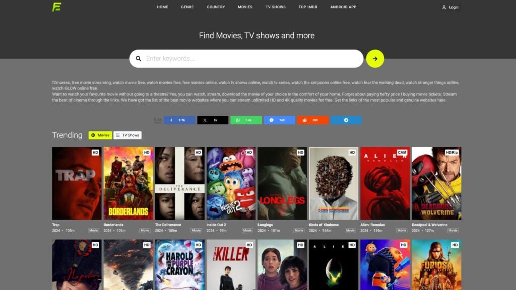 FlixTor Alternative, f2movies