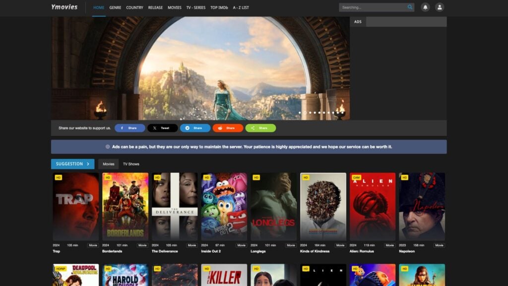 FlixTor Alternative, ymovies