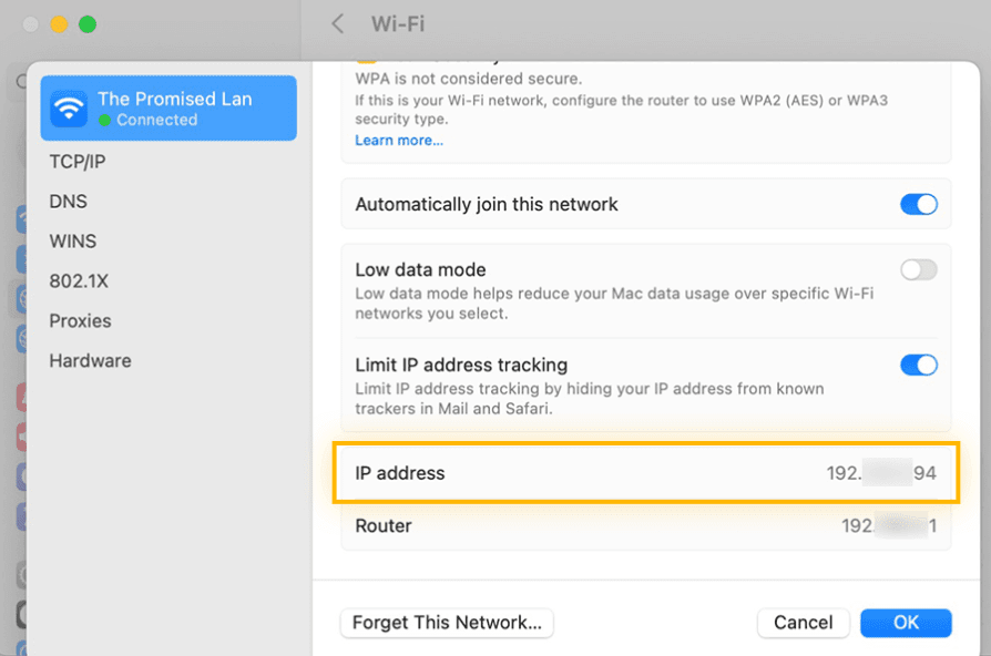 How to find IP address of routers