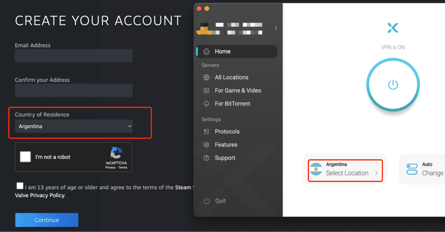 create a new steam account