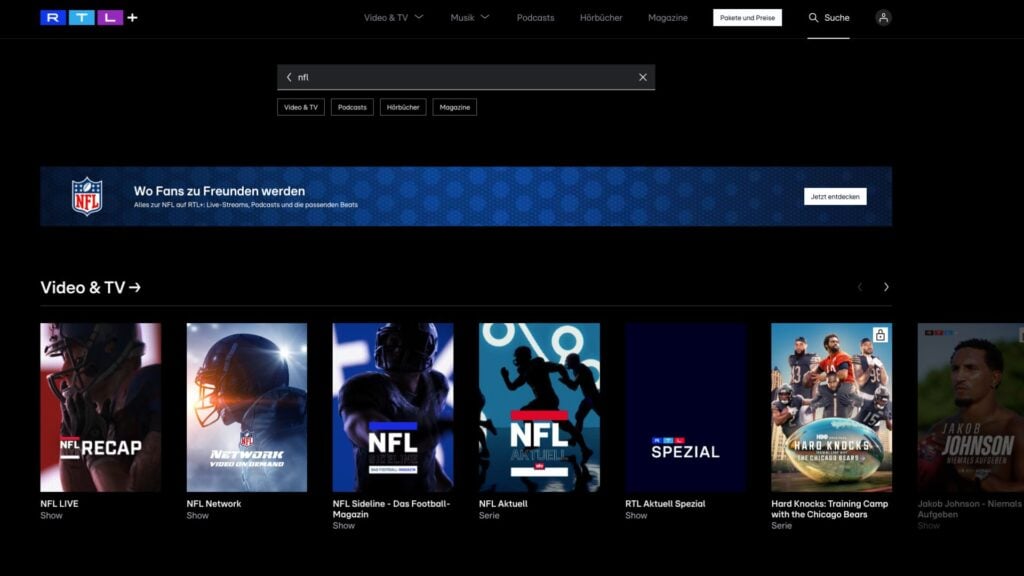 free nfl streams, rtl+