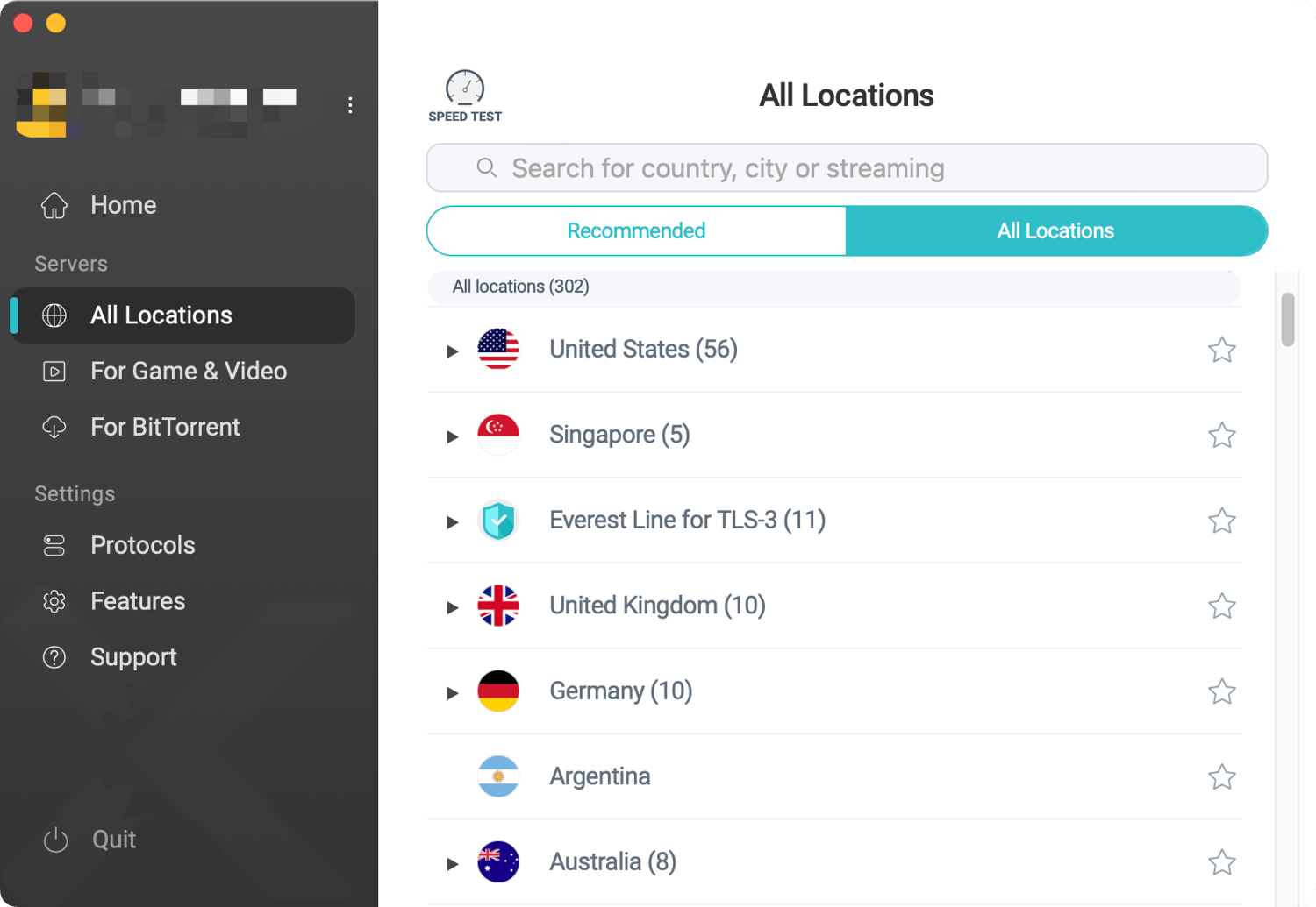 server locations of xvpn