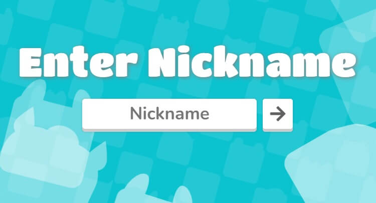 enter a nickname