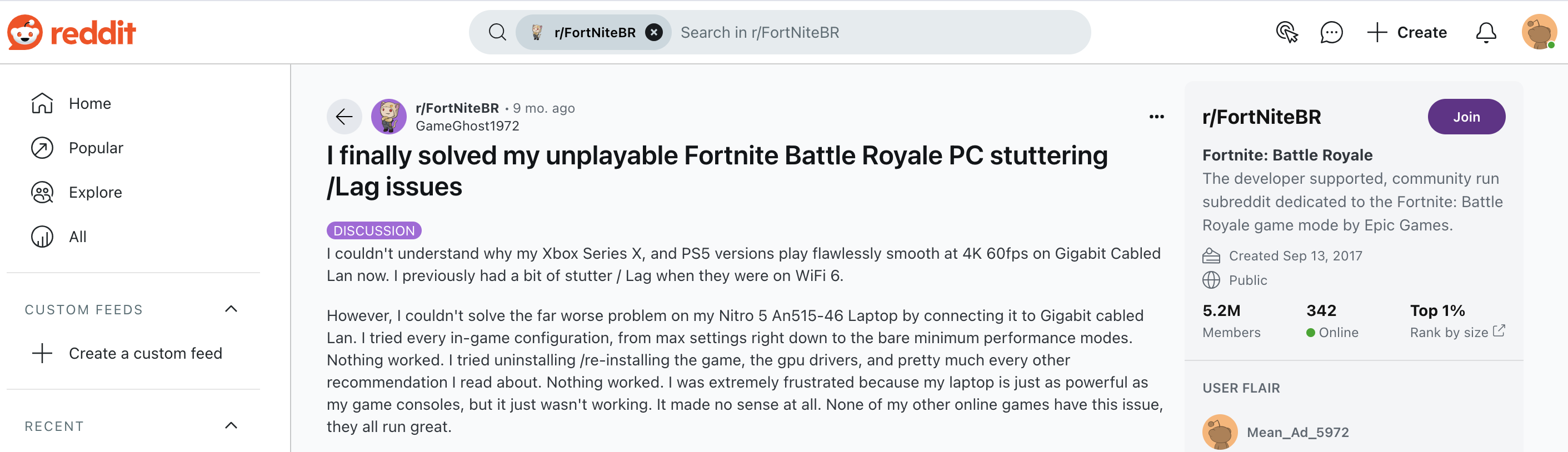 Why Is Fortnite so Laggy on PC Reddit