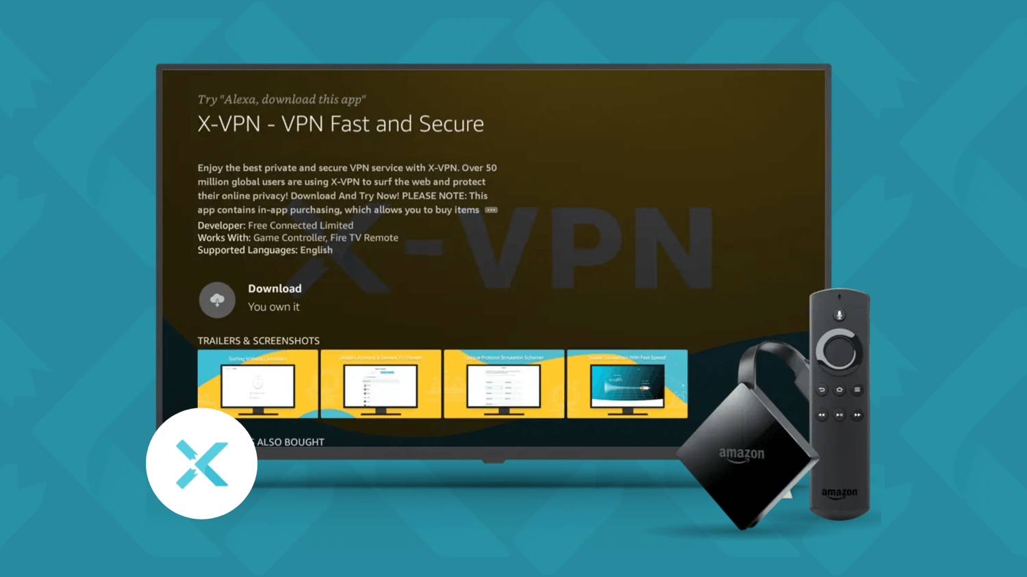 xvpn for Firestick