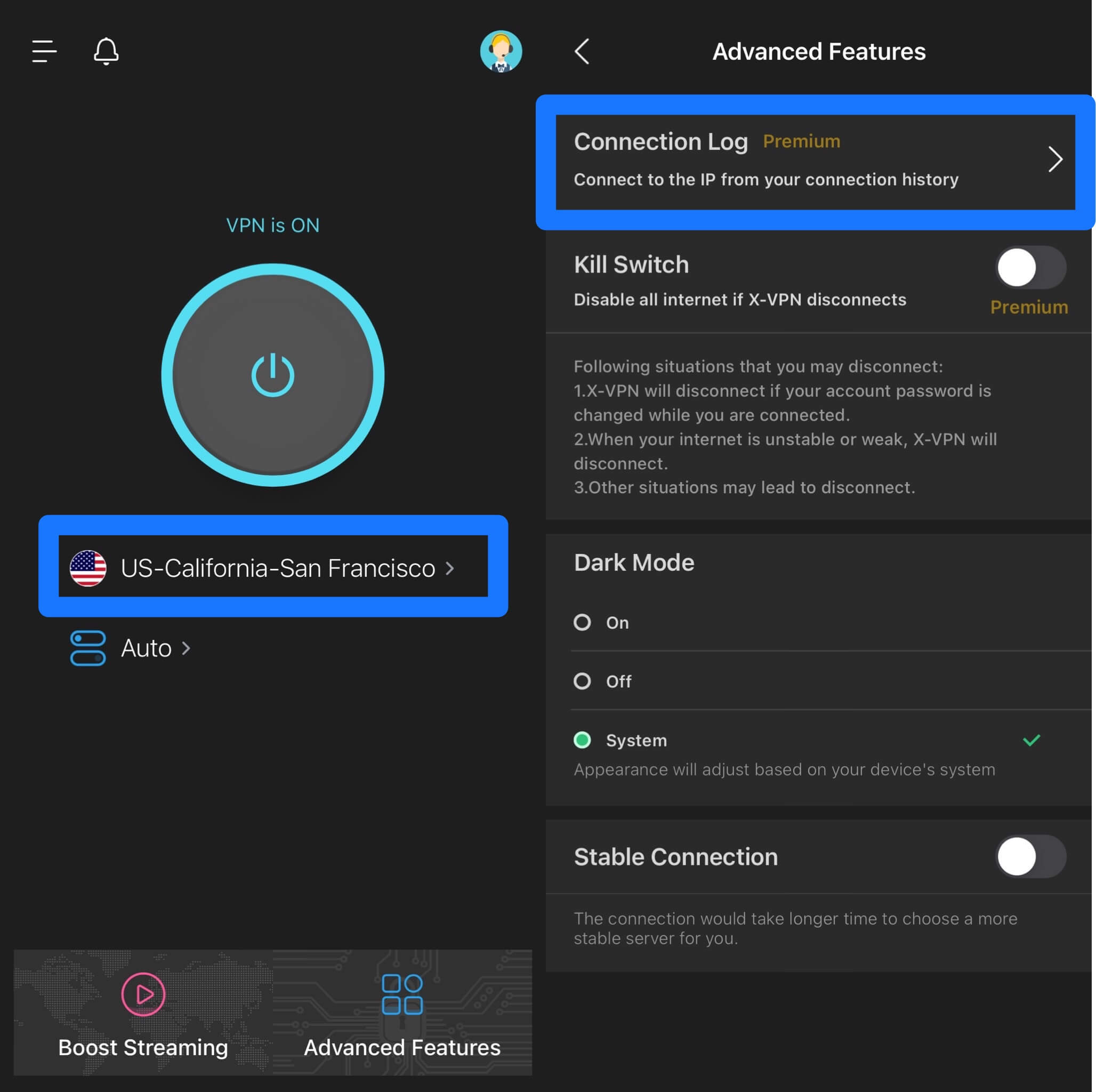 Static IP, x-vpn