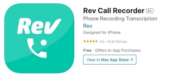 rev call recorder