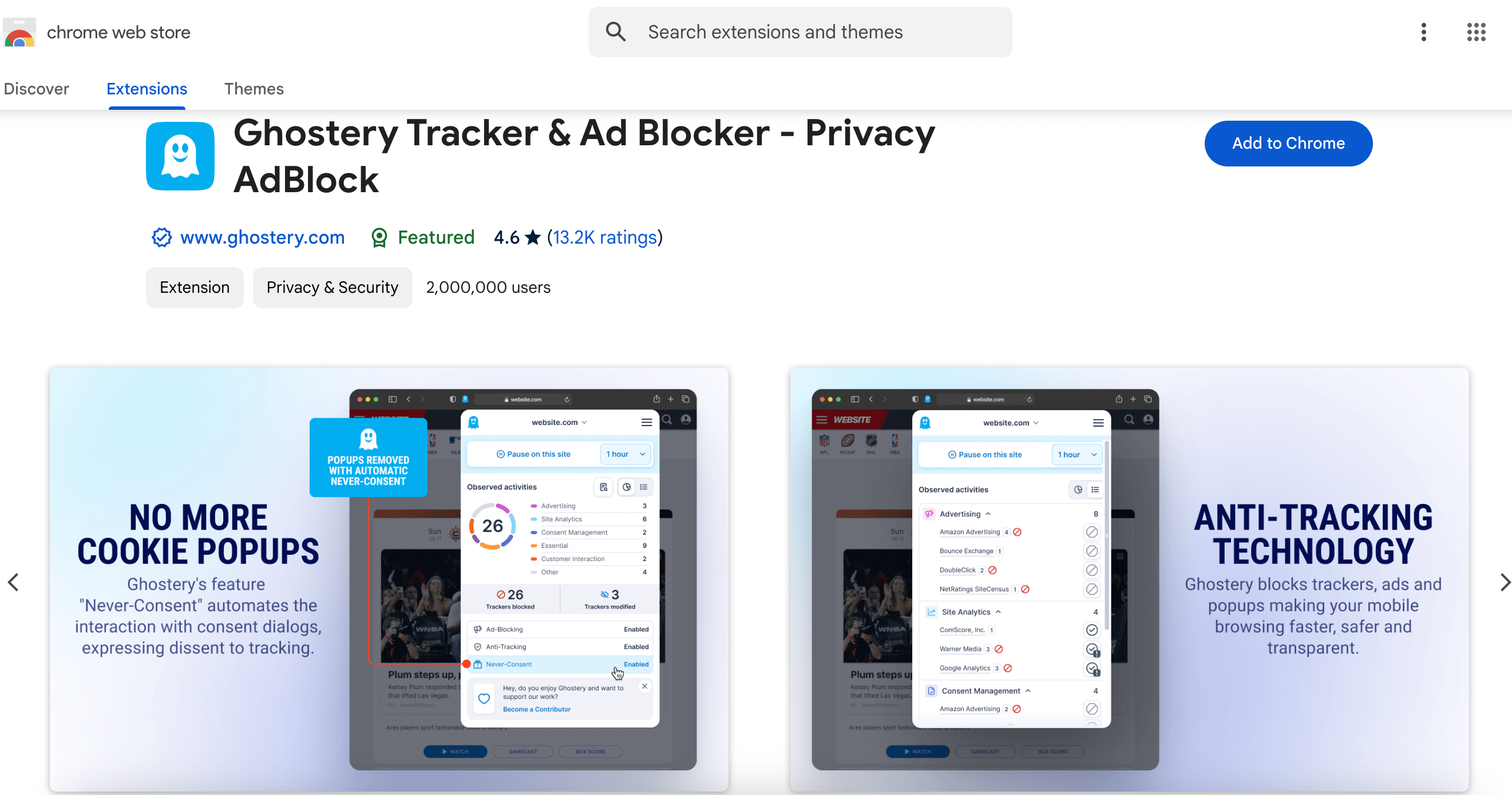 Ghostery Pop Up Blocker for All Browsers