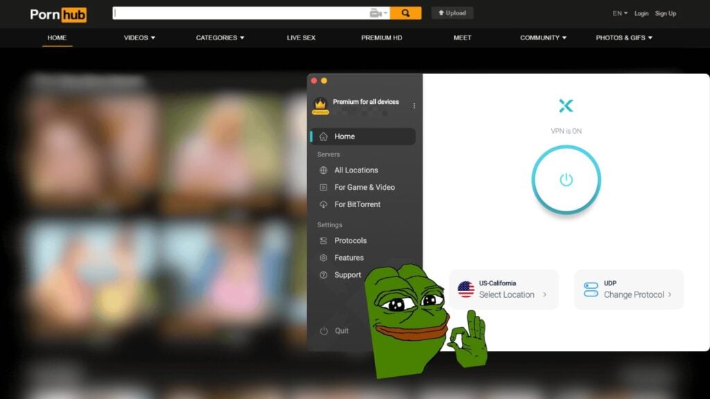 How to Access Pornhub with xvpn