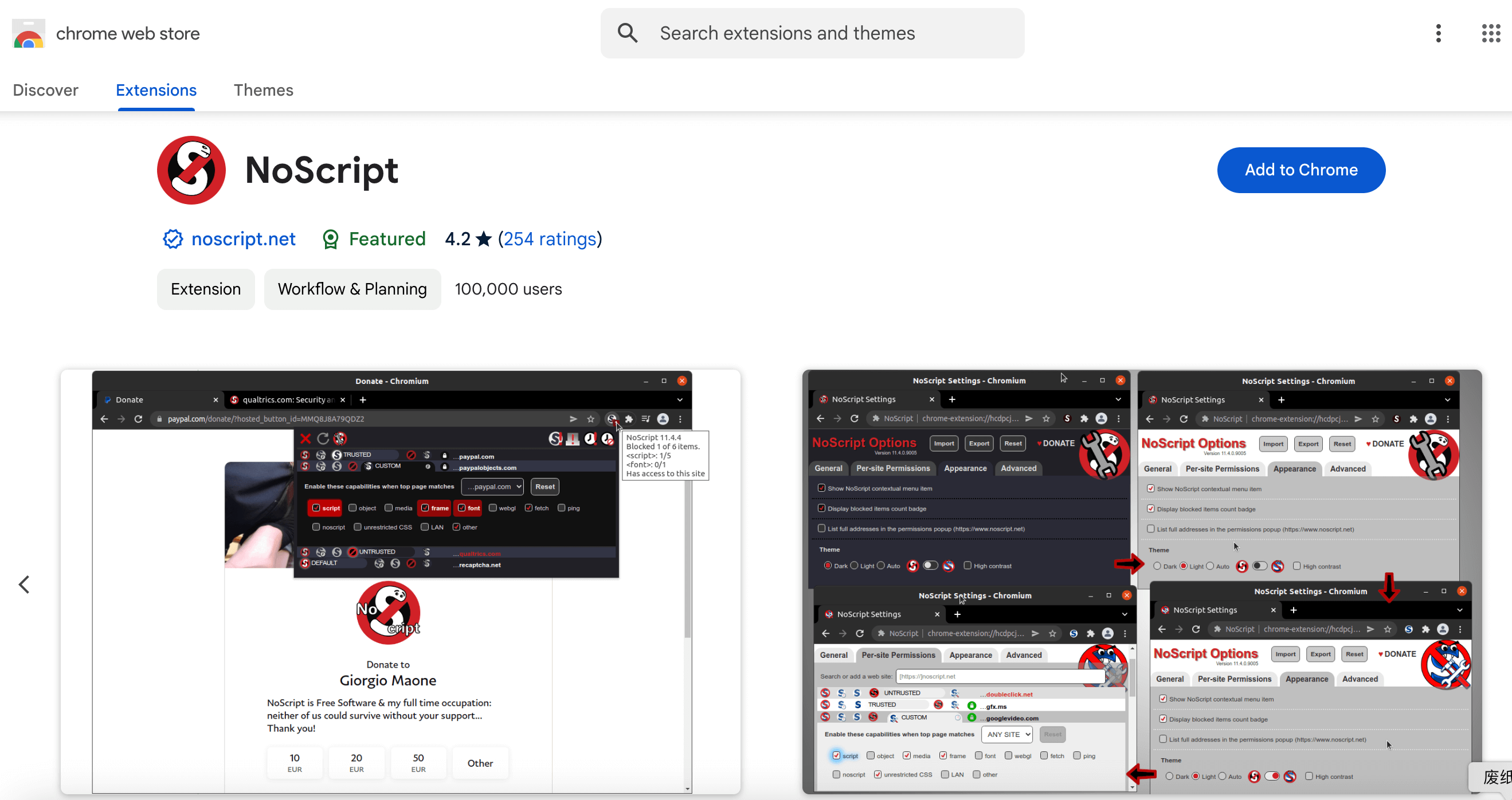 NoScript Browser Pop Up Blocker