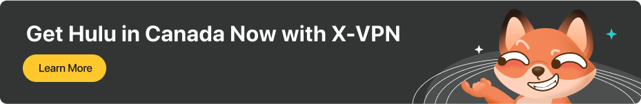 hulu canada, xvpn button