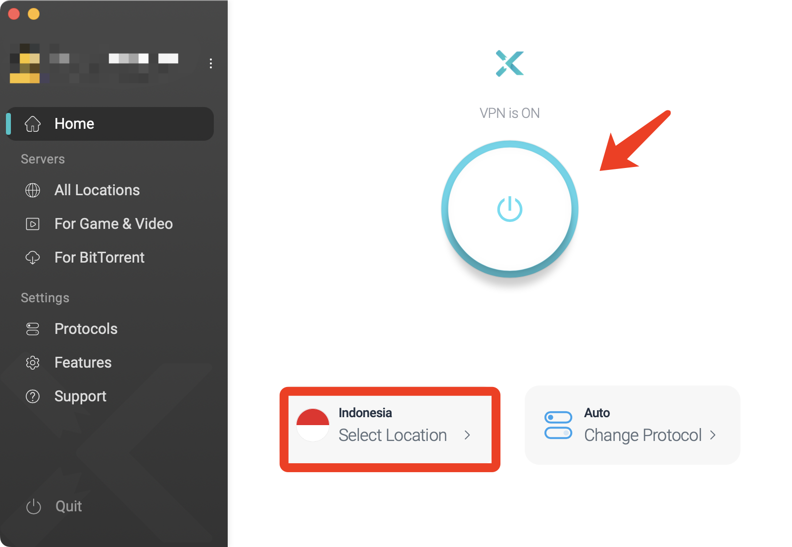 connect to a vpn server