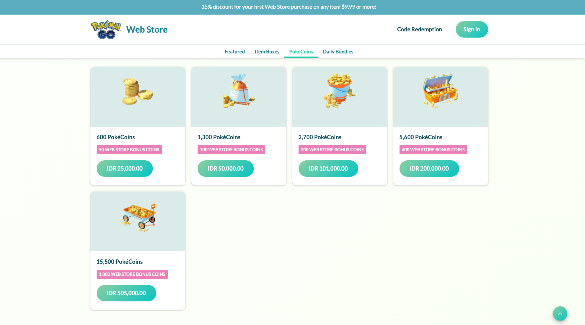 head to the pokemon go store