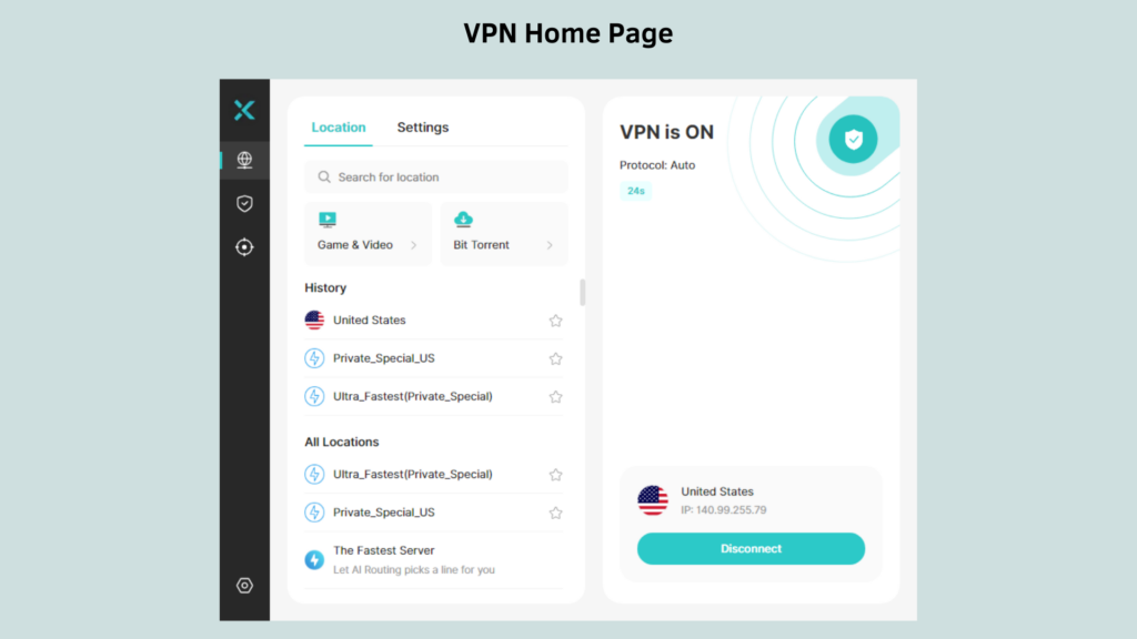 xvpn home page