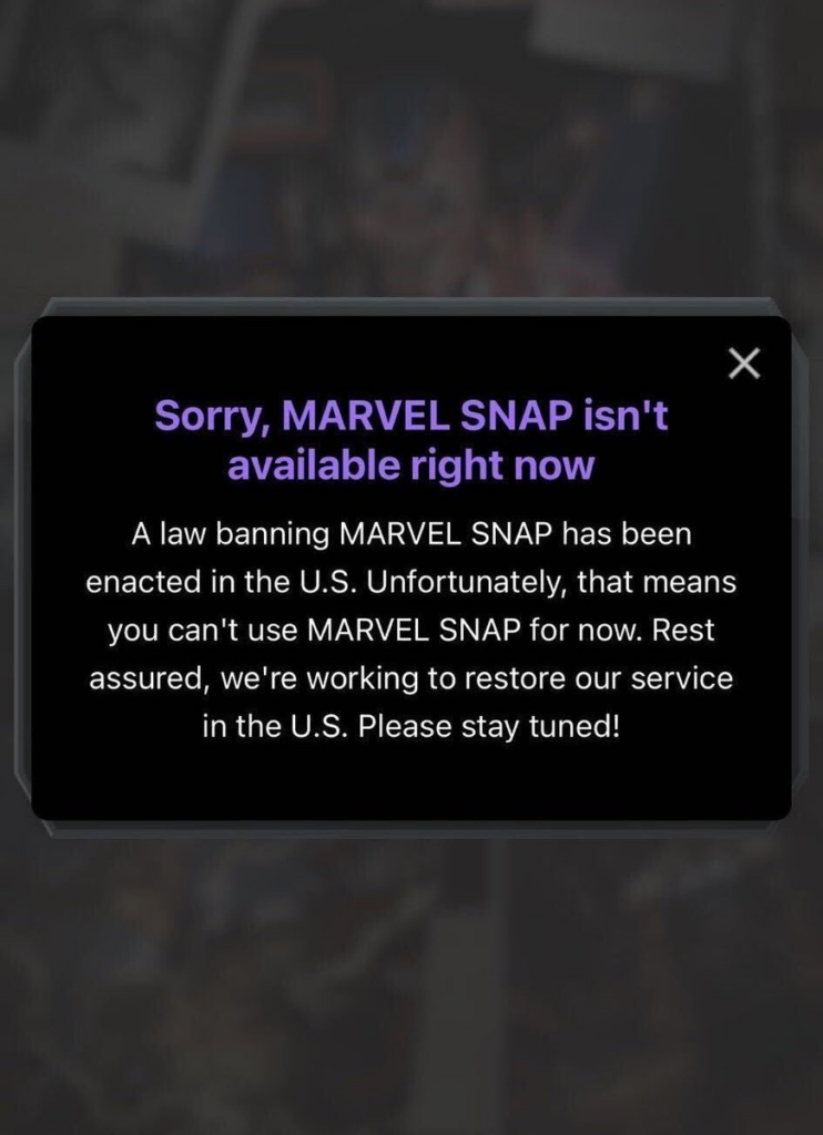 marvel snap ban