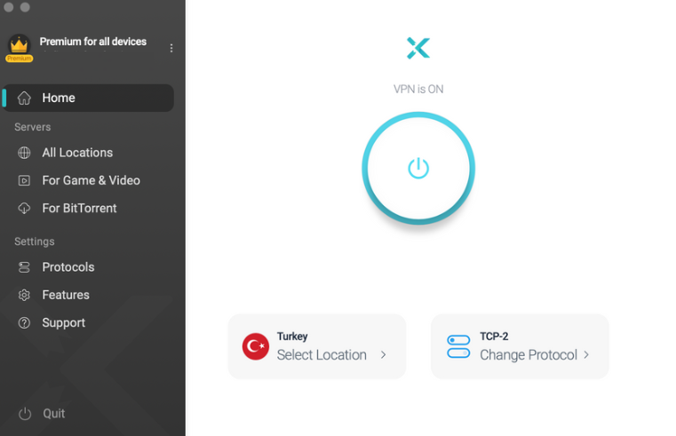 Get A Turkey IP Address with X-VPN