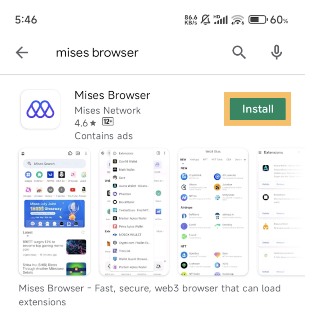 Download Mises Browser