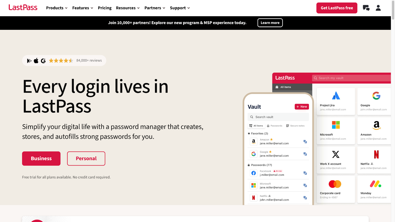 LastPass Chrome Extension