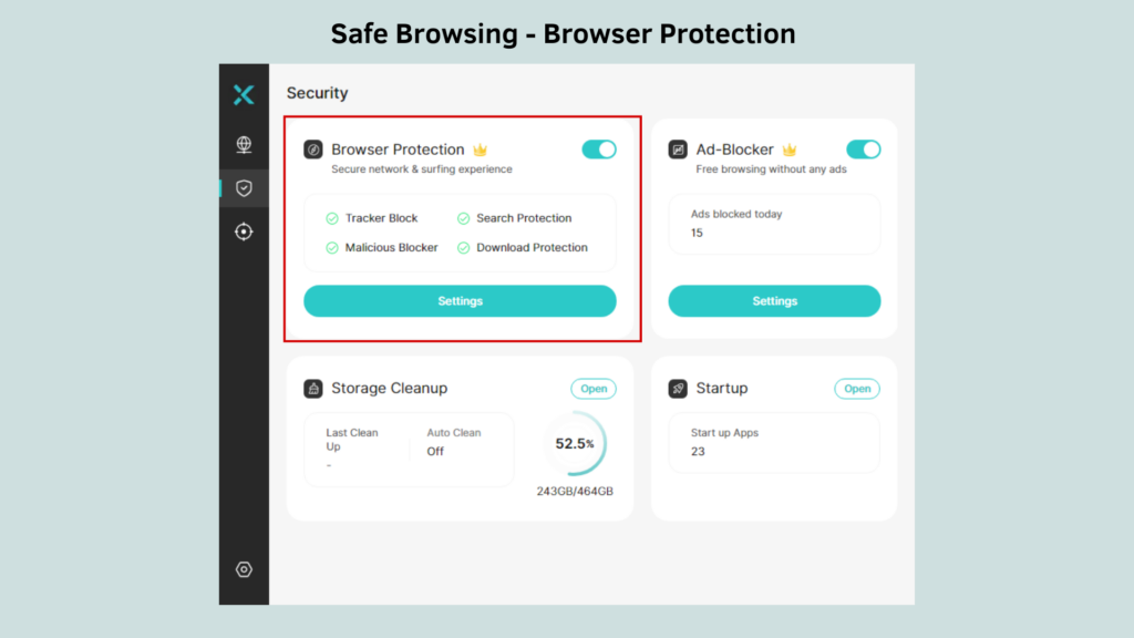 xvpn browser protection