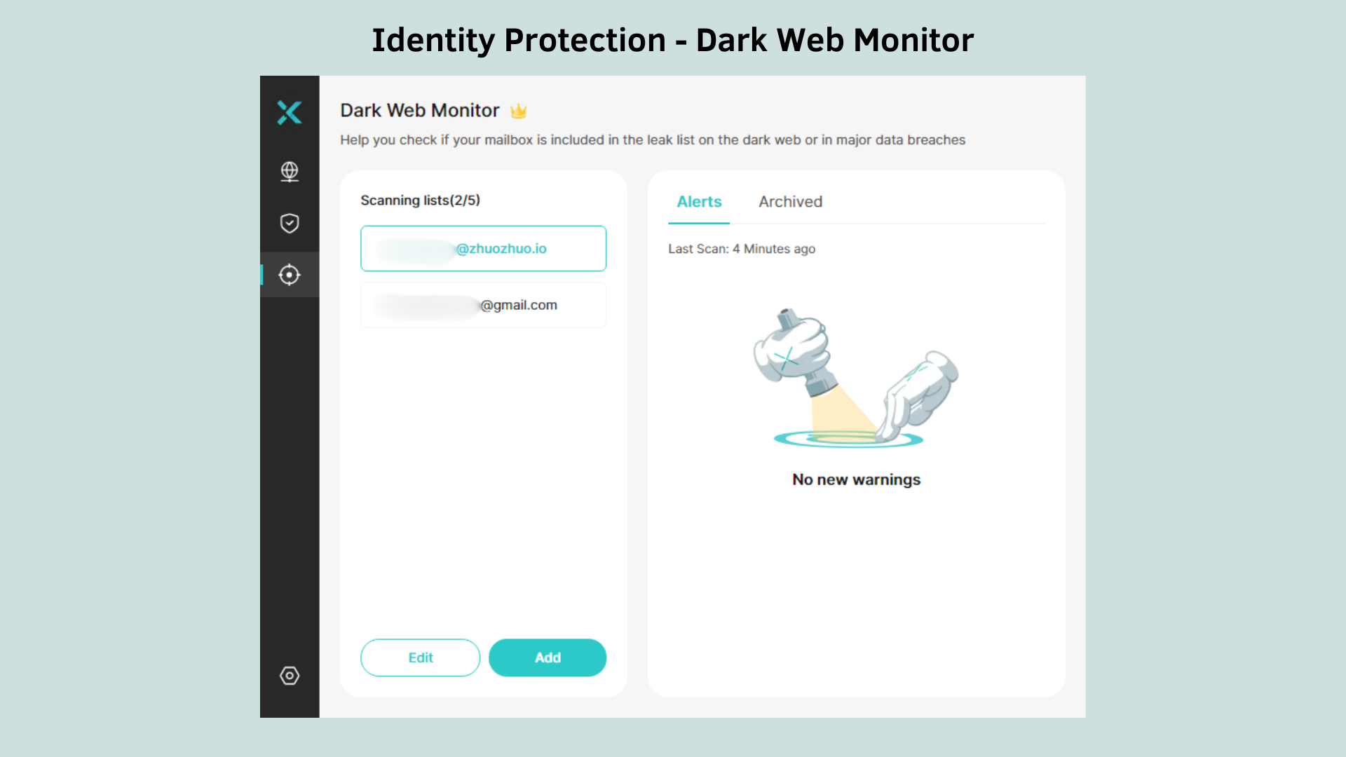 xvpn dark web monitor