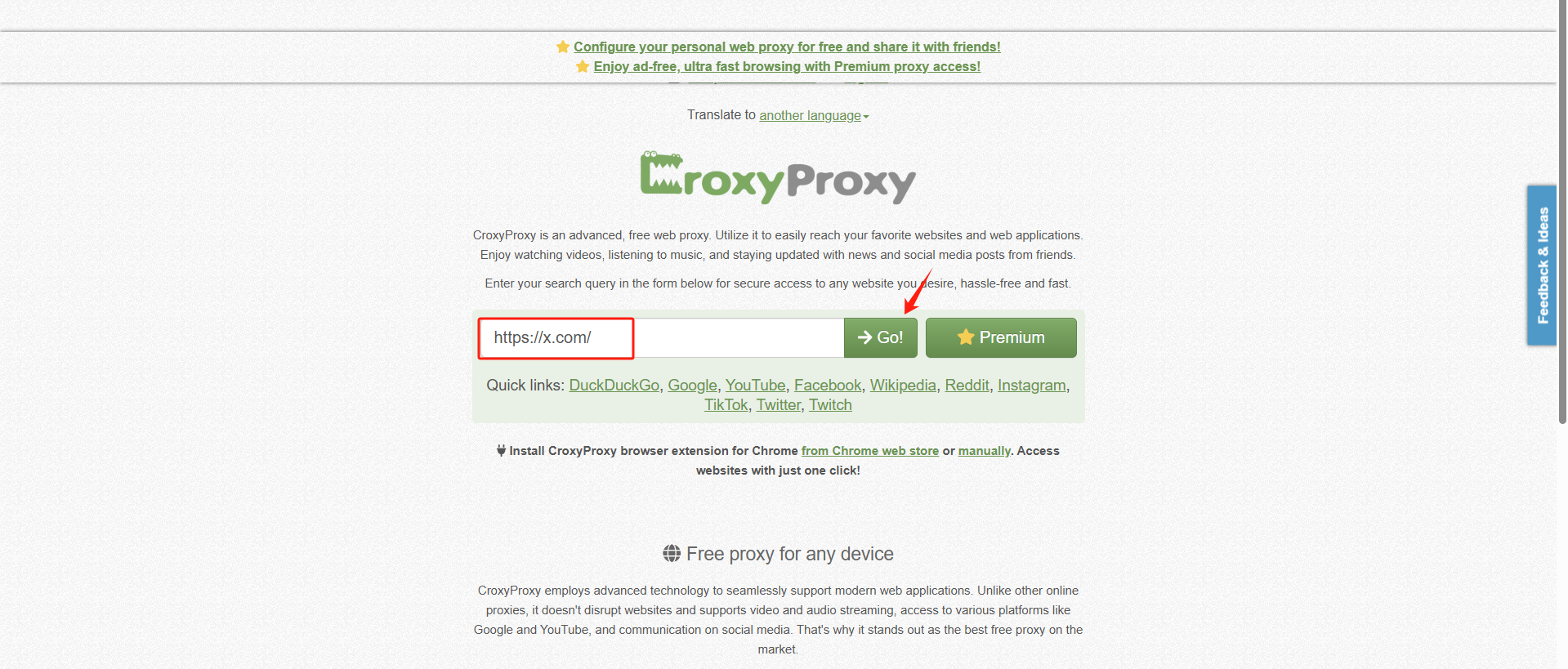 get twitter unblocked via proxy