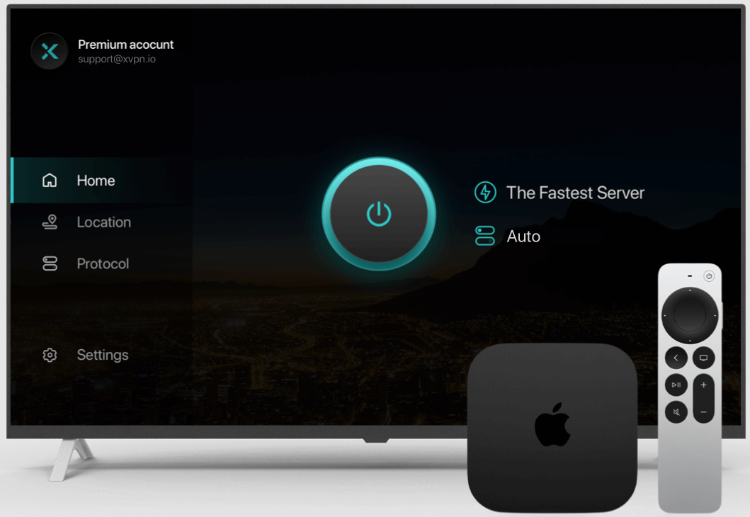 Set Up X-VPN on Apple TV for Tubi Unblocked