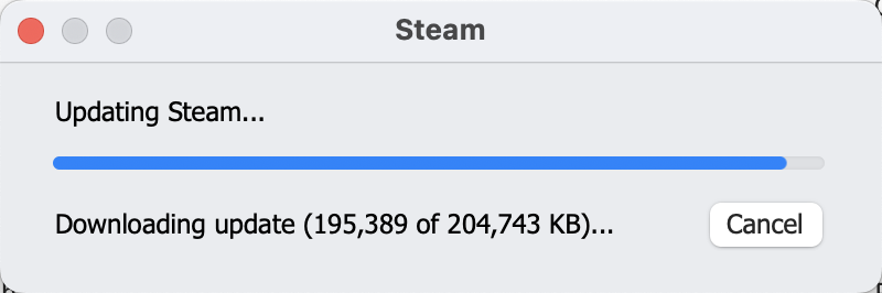 Updating Steam