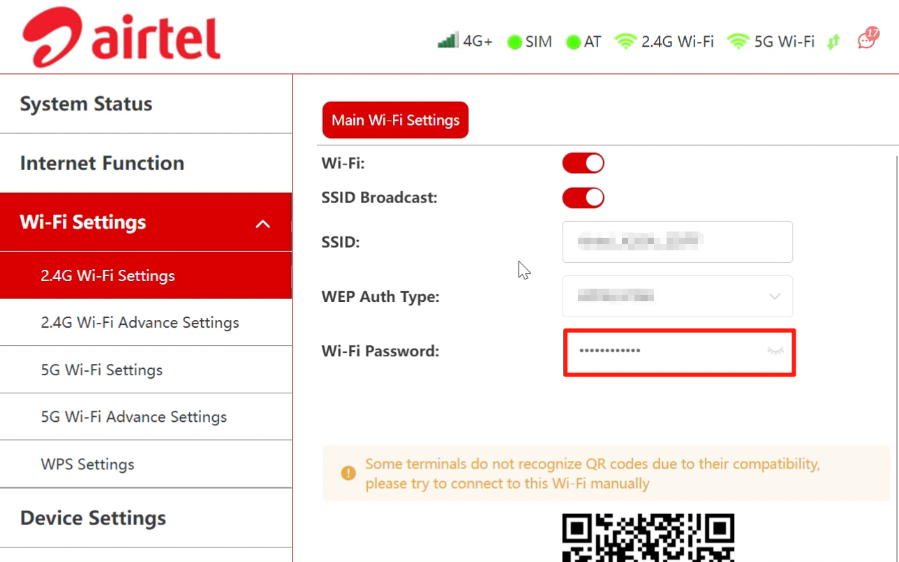 change wi-fi password
