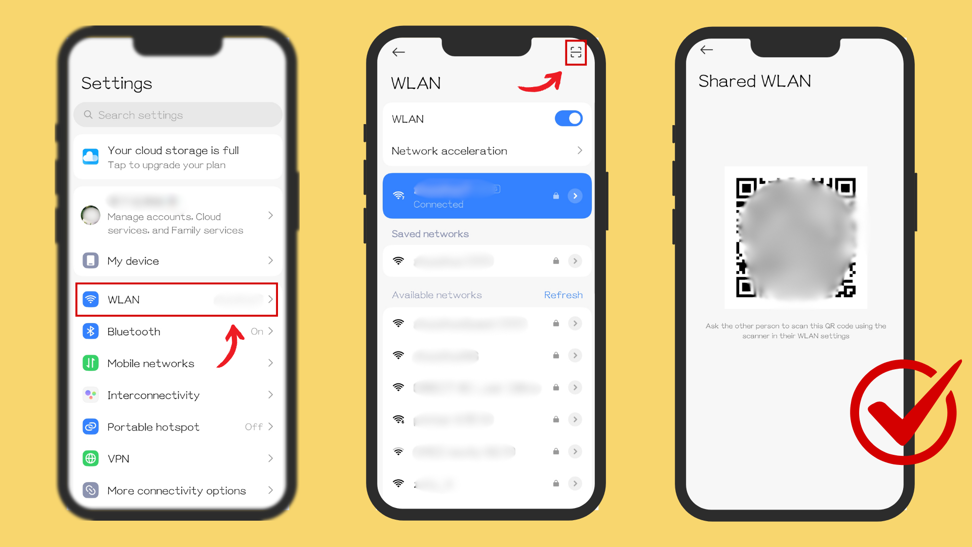 find Network Security Key on android