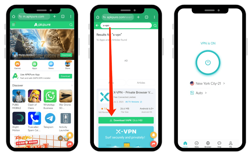 Download X-VPN APK from APKPure