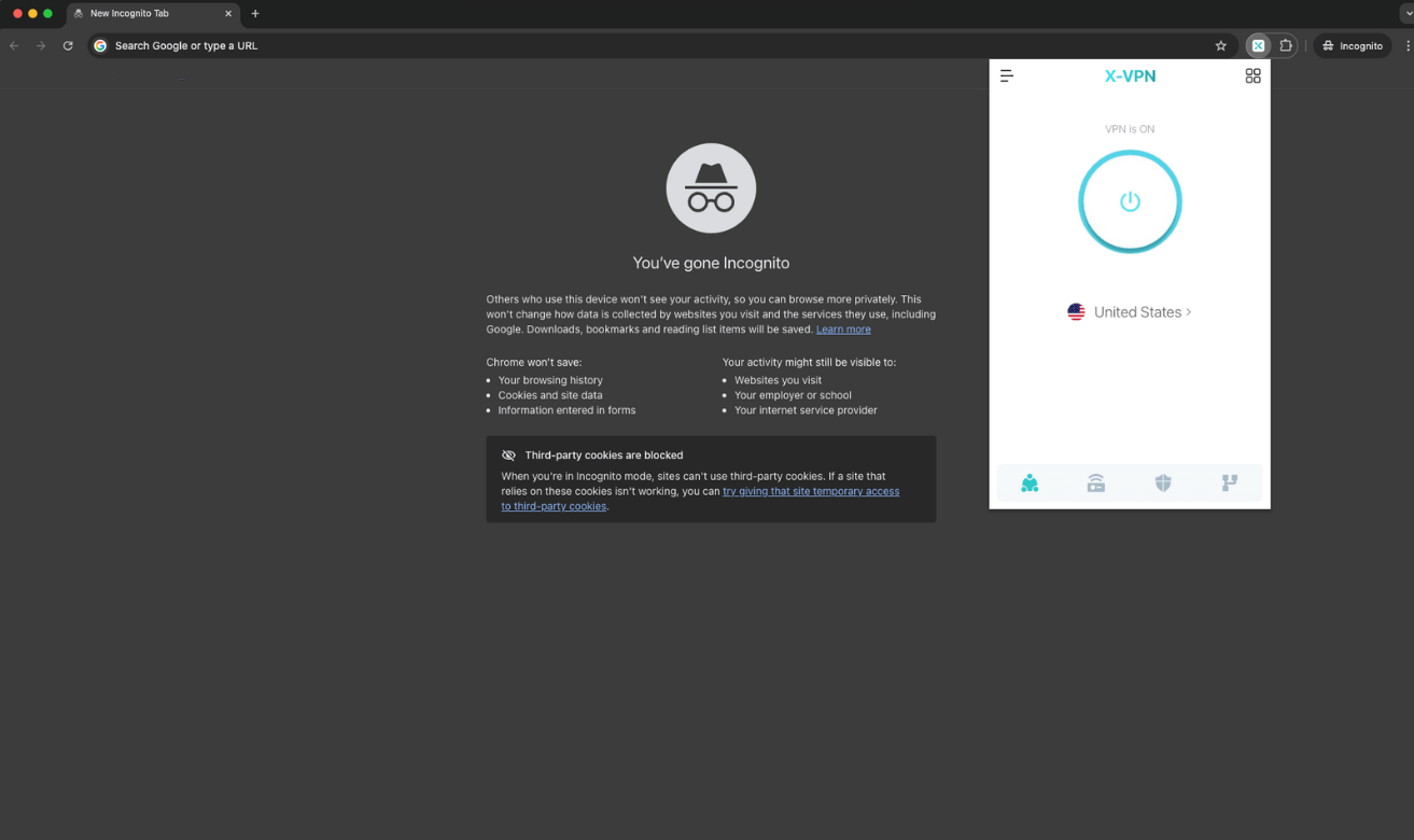 Incognito Hides Wi-Fil History Only When VPN On