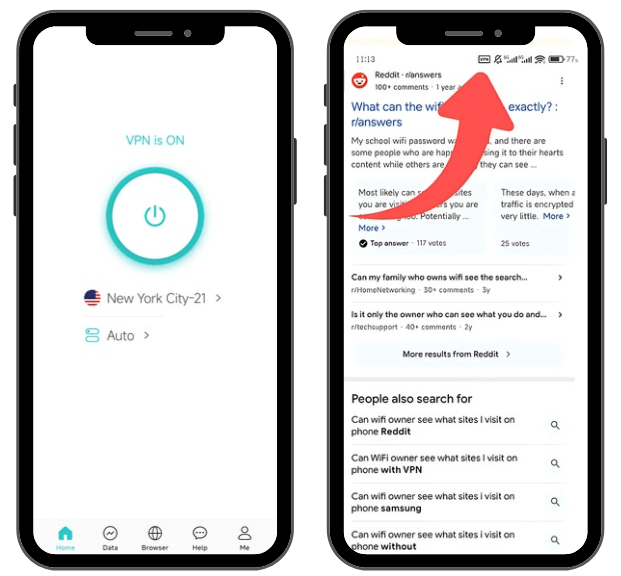 VPN Encrypts Search History from WiFi Owner