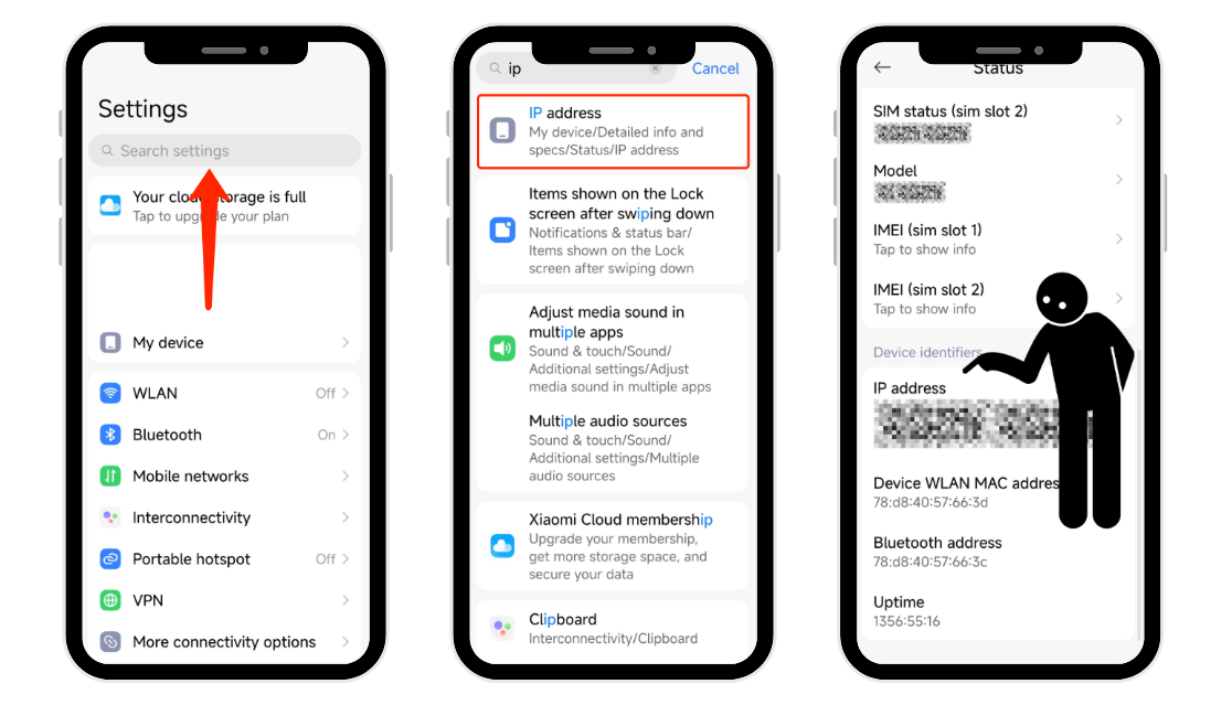 Find Private IP Address on Android