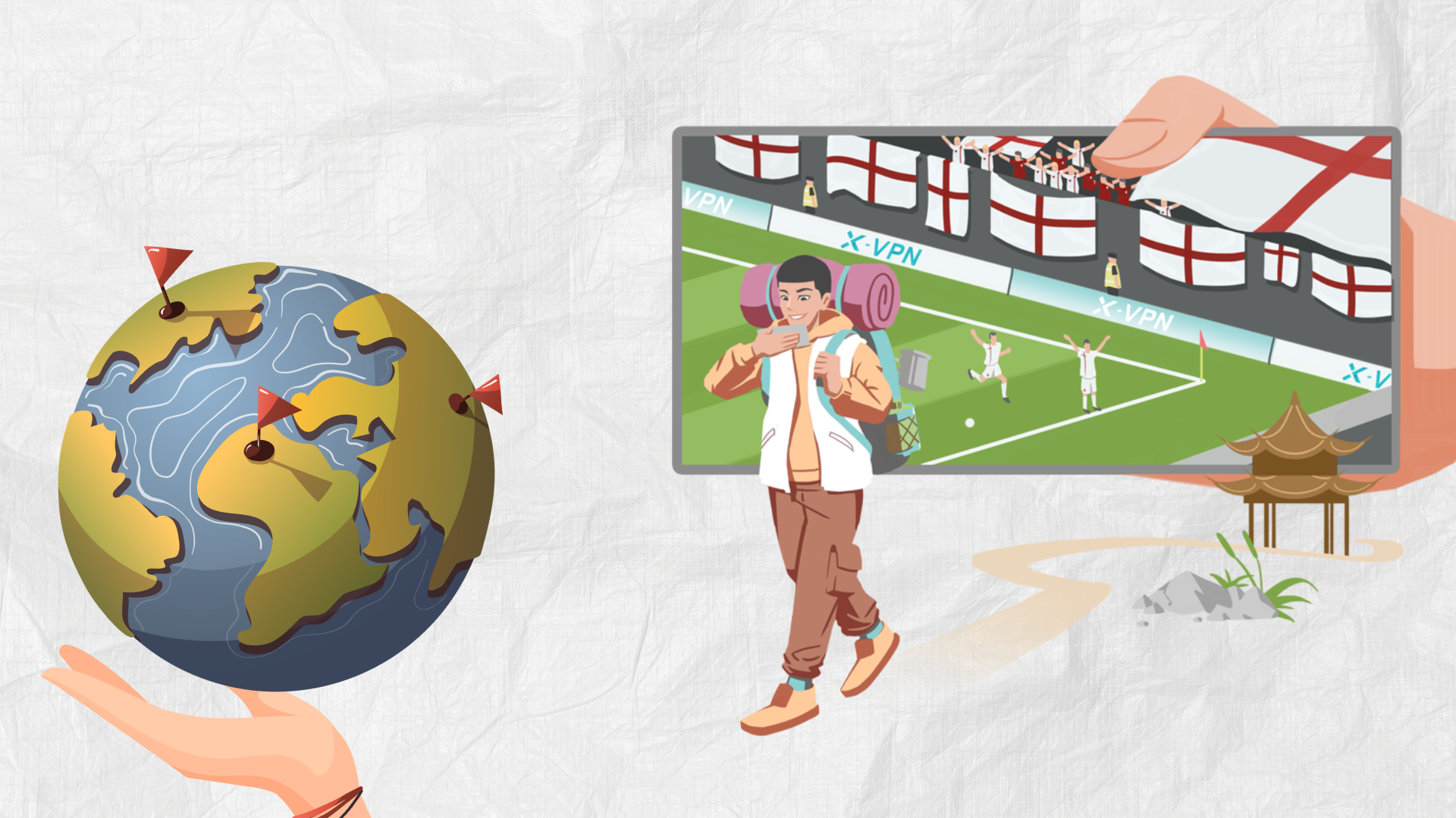 access global content via best vpn for travel