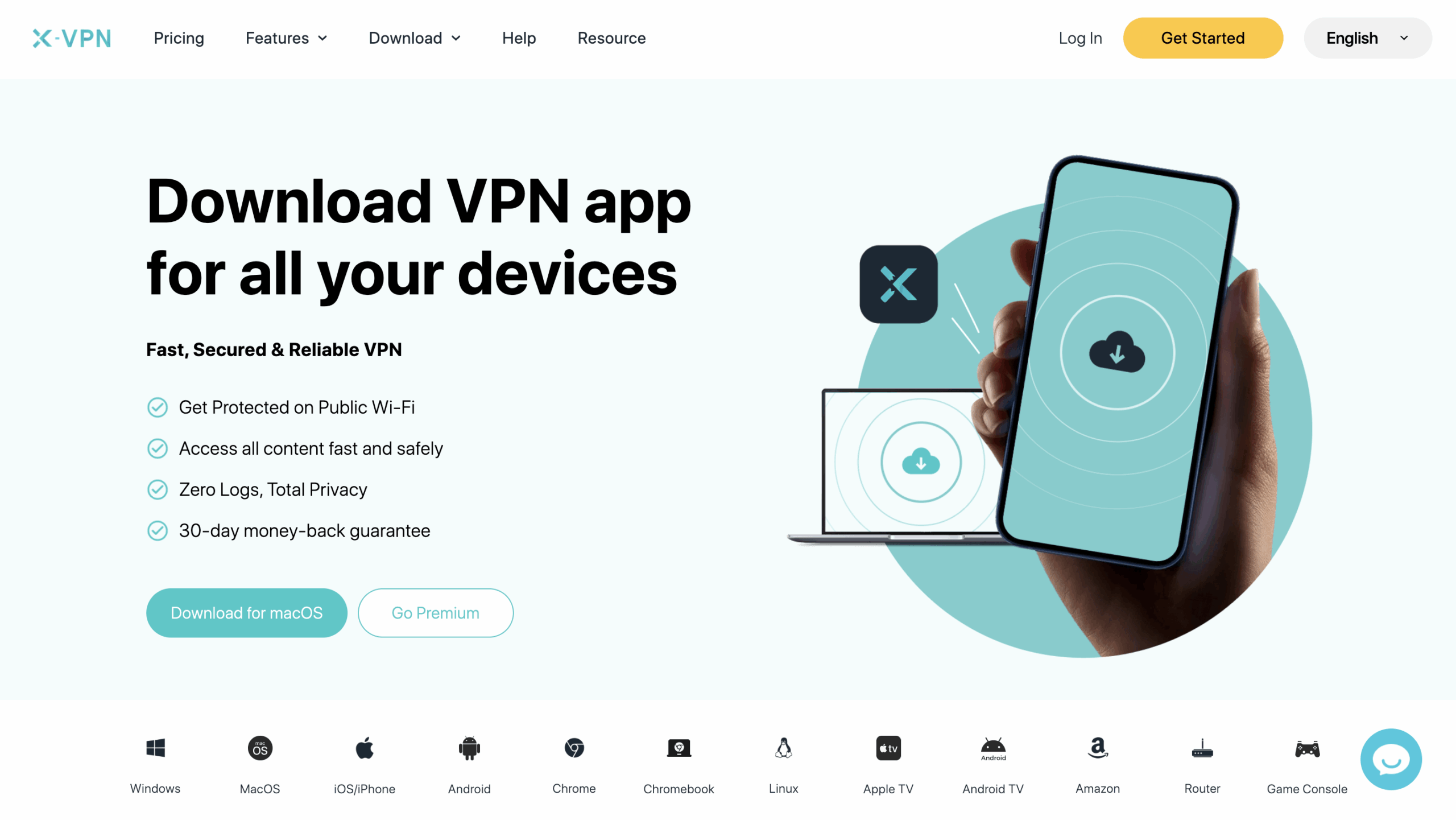 Install the VPN on your device